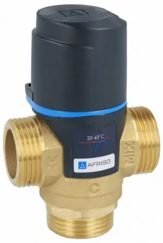 AFRISO ATM 361 DN20, G1 " - Termostatyczny zawór mieszający, zakres temperatury 20÷43°C, Kvs 1,6" | Produkt polecany