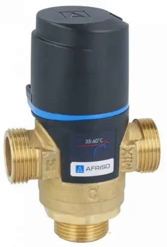 AFRISO ATM 343 DN15, G3/4 " - Termostatyczny zawór mieszający, zakres temperatury 35÷60°C, Kvs 1,6" - Niska cena