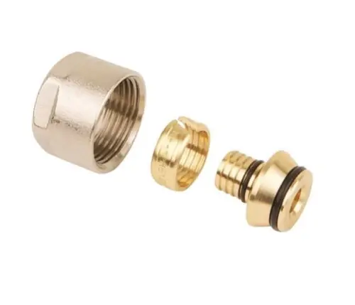 Wysyłka od ręki - ZŁĄCZKA ZACISKOWA 3/4" x 16 EUROCONUS CHROM DO RUR WIELOWARSTWOWYCH