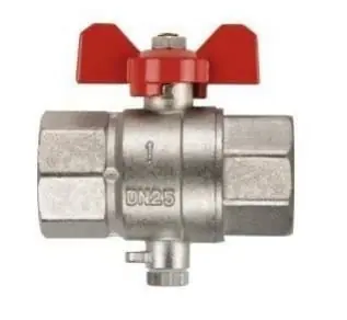 BMeters zawór kulowy HYDROCAL M4 GW 3/4" z wejściem do czujnika temperatury TZK20 | Megacena