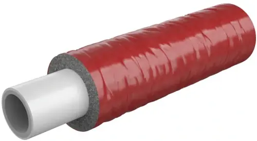 Zamów online - KAN-therm ultraPRESS rura PERTAL w czerwonej izolacji 20x2.0 /50m/ 1029195000
