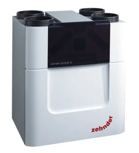 Zehnder ComfoAir Q450 PL R VV ST ERV 450 m3/h (prawa) - Urządzenie wentylacyjne z odzyskiem ciepła (entalpiczny) 471502076 | Właśnie dodano
