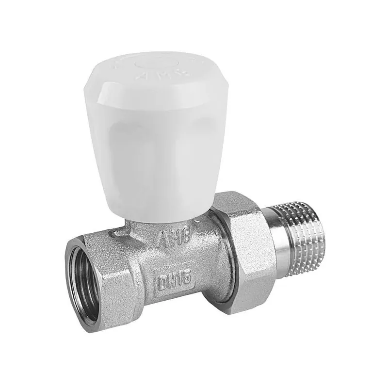 Wyprzedaż zapasów | Zawór grzejnikowy prosty ⌀ 1/2", GZ-GW FERRO KEL 140040