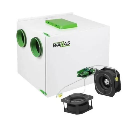 Darmowy zwrot - Rekuperator 555 H_XF WANAS RE-555 H_XF