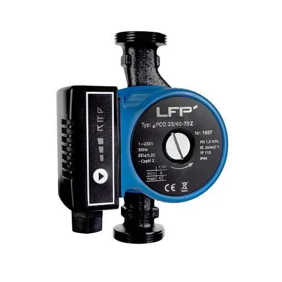 Nowość w ofercie - Pompa obiegowa LFP A067-025-070-05 EPCO 25/40-70Z sterowana elektronicznie do wody czystej