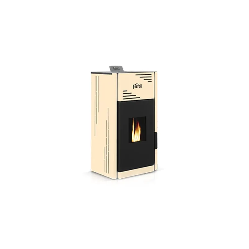 Ekologiczny termokominek Ferroli LSGMP08P Breta Pellet 8 opalany pelletem 3,6-8 kW | Bestseller