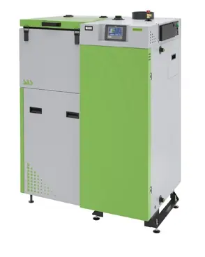 Bezpośrednio od producenta | Kocioł COMPACT 10 kW lewy czopuch do góry TECH na paliwo stałe SAS KOT-COM-010-L-CG-T2