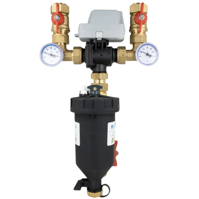 Bestseller - Zespół powrotu do pompy ciepła Afriso AMB Lite DN20 z zaworem USV i separatorem ADS 160 G1" 7602000