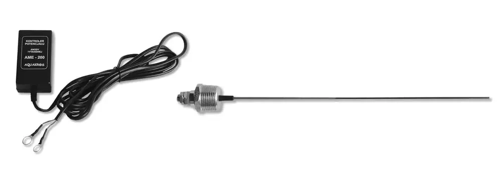 Anoda tytanowa AME 200 1/2", do zasobników cwu o pojemności do 300 l. Długość całkowita -220mm, długość części czynnej - 120 mm | Prosto z fabryki