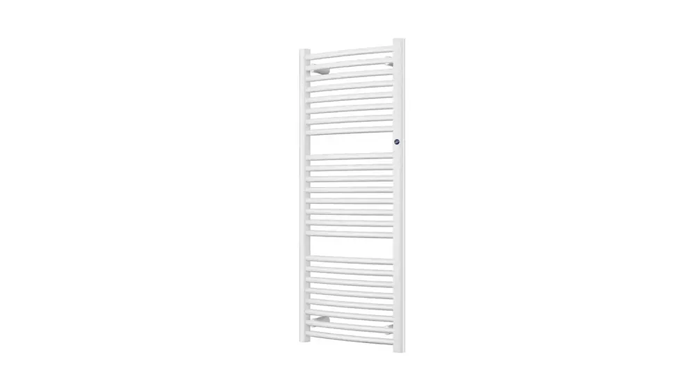 Bestseller | Grzejnik drabinkowy OMEGA-R 600x1173 618W, podłączenie dolne, rozstaw= 550mm, kolor biały połysk (c35)