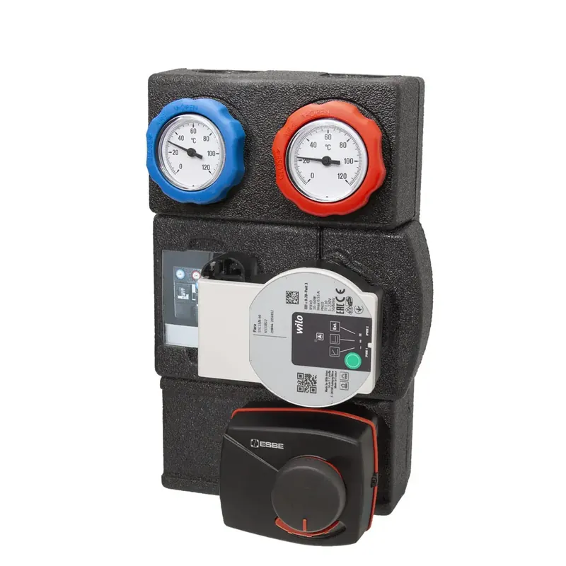 Grupa pompowa GRA311 z zaworem mieszającym i siłownikiem ESBE ARA661+VRG438-DN20 z pompą Wilo PARA STG 15/8 - Kup online