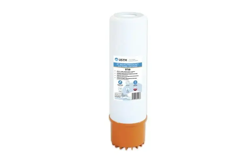 Korpus BigBlue 10" z przyłączem 1" niebieski - podwójny oring + Wkład zmiękczający 10" - Bezpośrednio od producenta