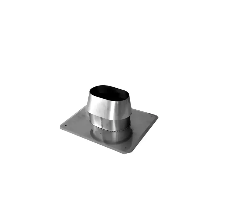 Łatwy zwrot | Płyta dachowa z kołnierzem 120x200 0,5mm do kotłów na pellet
