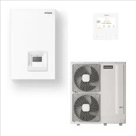 Pompa ciepła Hitachi Yutaki H 12 kW hydrosplit - komplet | Supercena