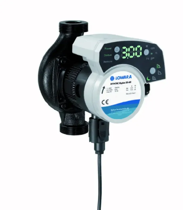 Pompa ECOCIRC XL 32-60/180mm, 230V, gwint G 2 cale, Średnica rury 1 1/4 cala - Zniżka