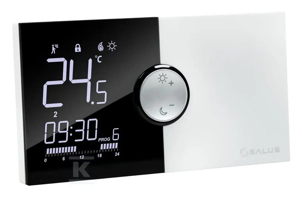 Cena promocyjna - Regulator Salus 091PRO, przewodowy, natynkowy, tygodniowy