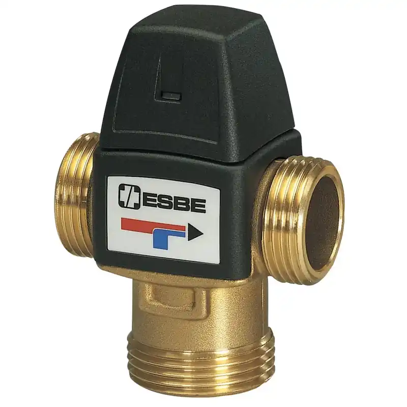 Termostatyczny zawór mieszający VTA322, regulator temperatury 35-60oc, KVS 1.5, 3/4 cala zewnętrzny | Nowy produkt