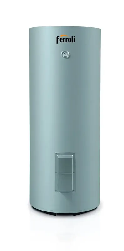 Wymiennik c.w.u. ECOUNIT F 200-1C o pojemności netto 173 litrów z pojedynczą wężownicą z podłączeniem bocznym. Powierzchnia wężownicy 1,38 m2. | W sprzedaży