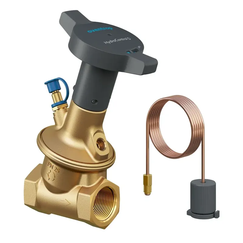 Zawór HydroControl D - gwint wewnętrzny, PN25, DN20, 530 kPa, z zaworkiem HydroPort | Ostatnie dni