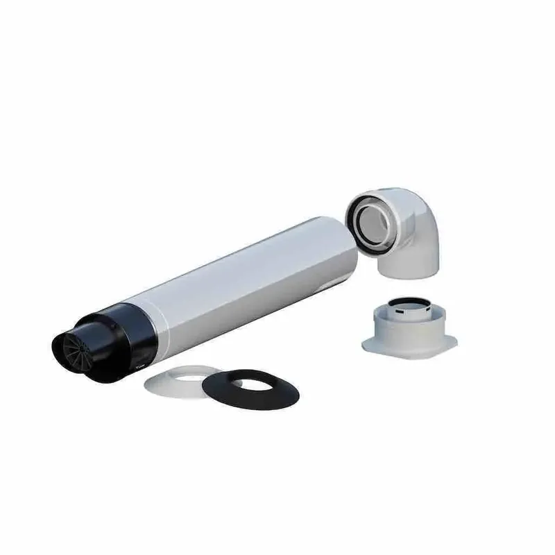 Zestaw kominowy, przyłączeniowy do kotłów kondensacyjnych OLZB-09 przez ścianę, DN60/100mm, kompatybilny z kotłami Immergas, ONNLINE | Jakość premium