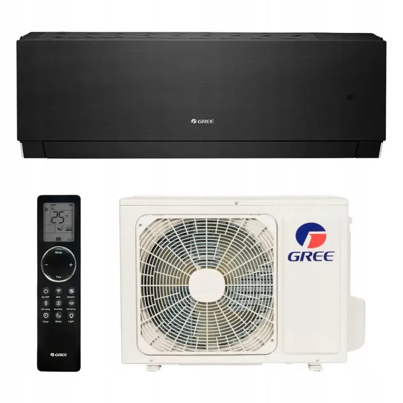 Dodatkowy rabat | Klimatyzator ścienny Gree Clivia Satin CL12SB 3,5 kW czarny - komplet