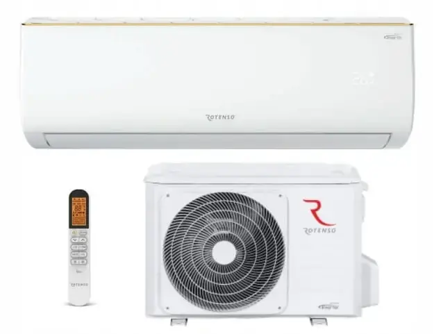 Wysoka jakość - Klimatyzator ścienny Rotenso Roni 2,6 kW biały - komplet