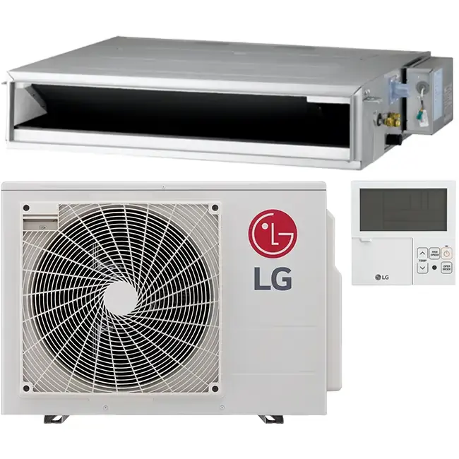 Cena po obniżce - Klimatyzator kanałowy LG High-Inverter średni spręż 5,0 kW - komplet