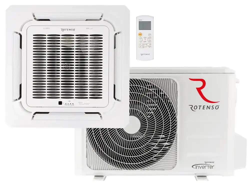 Cena po obniżce | Klimatyzator kasetonowy Rotenso Tenji 7,0 kW - komplet