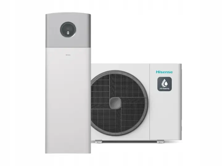 Jakość premium | Pompa ciepła Hisense Hi-Therma Integra 8,0 kW R32 z zasobnikiem 230 l - komplet