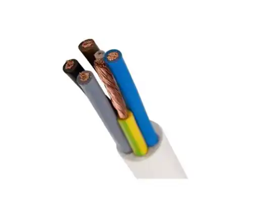 Superoferta | Kabel OWY 5 x 10 mm2, biały. HO5VV-F