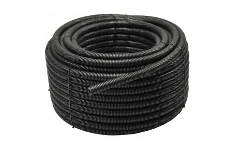 Rura karbowana 25/20 czarna UV pilot, rolka 25 mb. - Cena obniżona