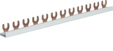 W sprzedaży - Szyna łączeniowa widełkowa 63A 10 mm2 1P 12mod