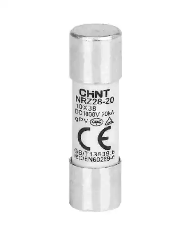 Wkładka topikowa gPV 10x38 20A 1000V DC Chint - Nowy produkt