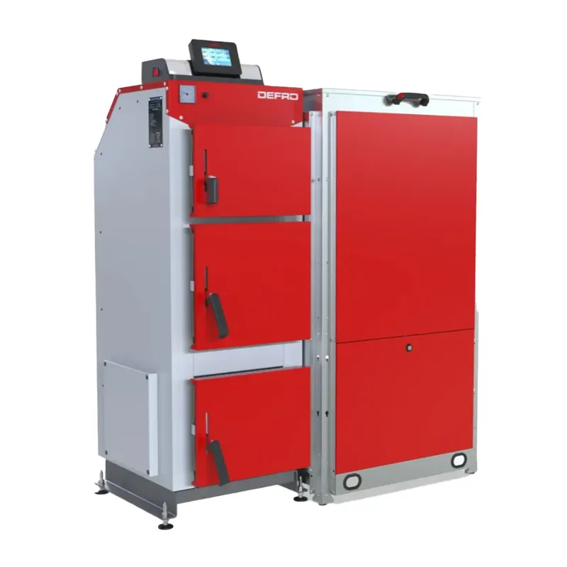 Wysoka jakość | Kocioł – DEFRO – KOMFORT EkoPELL – 25 kW (lewy – prawy)
