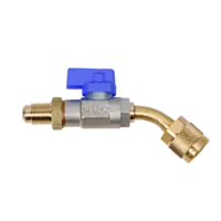 Taniej - Zawór kulowy 1/4" SAE w/z, CA-1/4"SAE-B-45, niebieski