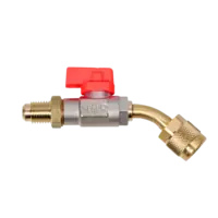Zawór kulowy 1/4" SAE w/z, CA-1/4"SAE-R-45, czerwony | Nowość w asortymencie