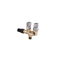 Prosto z fabryki | Zawór trójdrogowy Castel 3032/44, 1/2"NPT 1/2"NPT, 80Bar