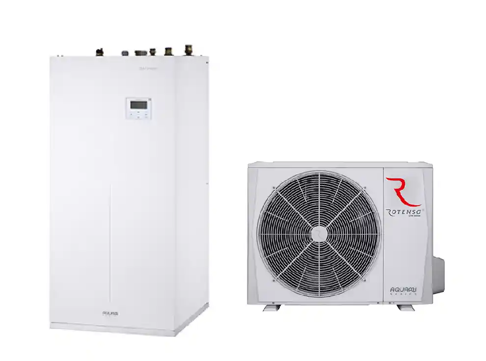 Cena fabryczna | Rotenso Pompa ciepła ALL IN SPLIT AQUAMI 6kW 190l komplet