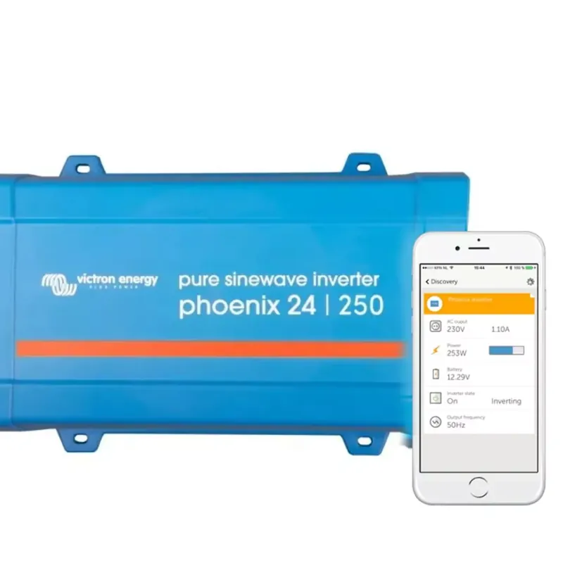 Megacena - Przetwornica napięcia / Falownik Victron Energy Phoenix 24/250 200/400W VE.Direct Schuko