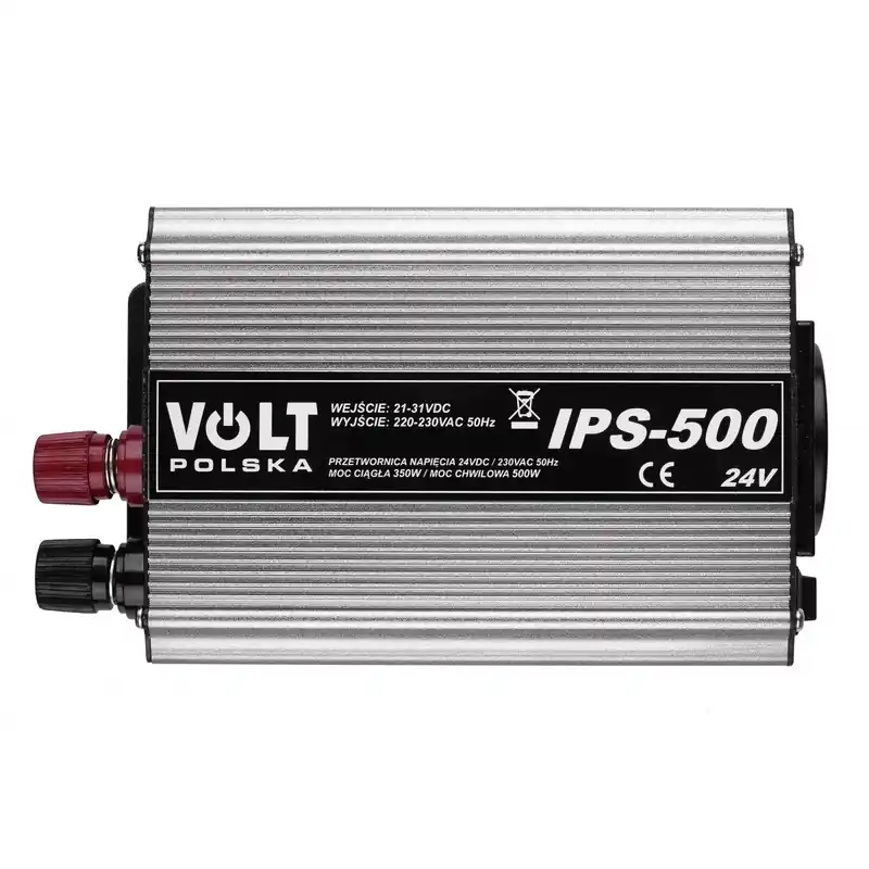 Cena specjalna - Przetwornica VOLT IPS 500 24V/230V 500W/350W 2x USB