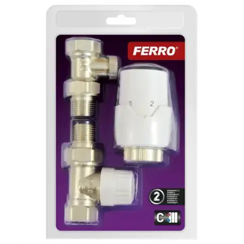 Ferro komplet termostatyczny prosty 1/2” ZTM20 ZTM20 | Okazja