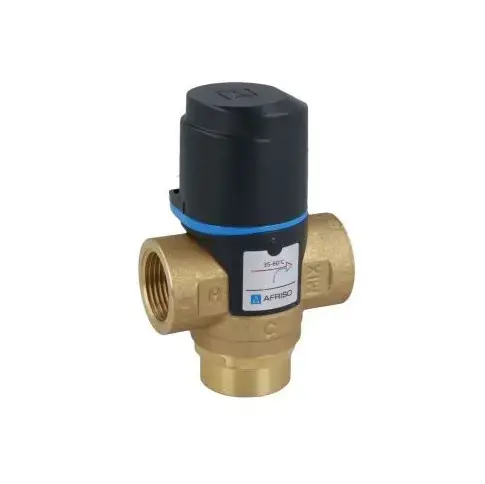 Afriso termostatyczny zawór mieszający ATM 333, DN20, Rp3/4", 35÷60°C, Kvs 1,6 m3/h 1233310 - Zostało kilka sztuk