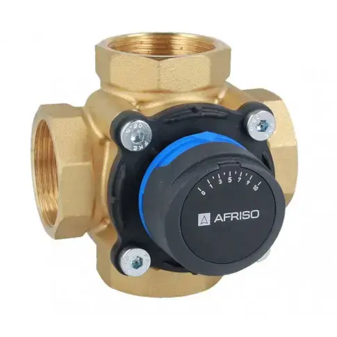 Afriso 4-drogowy obrotowy zawór mieszający ARV 486 ProClick, DN40, Rp1 1/2", Kvs 25 1348610 | Dodatkowy rabat