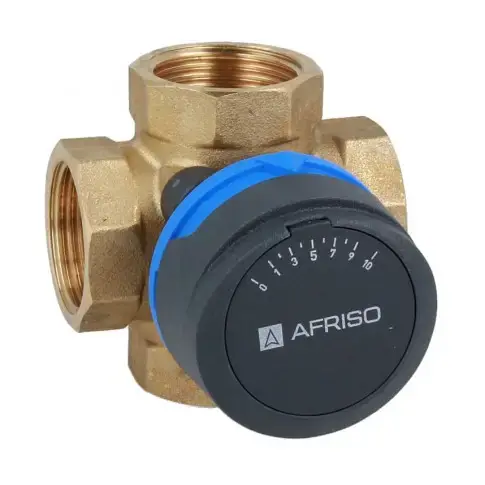 Afriso 4-drogowy obrotowy zawór mieszający ARV 484 ProClick, DN25, Rp1", Kvs 10 1348410 - Nowość w sklepie