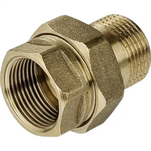 Dwuzłączka z mosiądzu prosta, z o-ringiem PN10 3/4 07-146-0200-000 | Nowy produkt