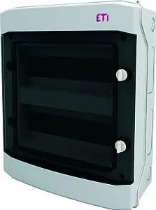 Super okazja - ECH-24PT-S ROZDZIELNIA PLASTIKOWA NT 24M 2X 12M IP65 IK07 DRZWI DYMNE SZARY DIDO 1500VDC